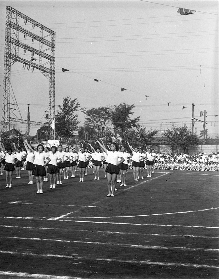 旗の台・石川台 小学校 運動会（1956年頃）