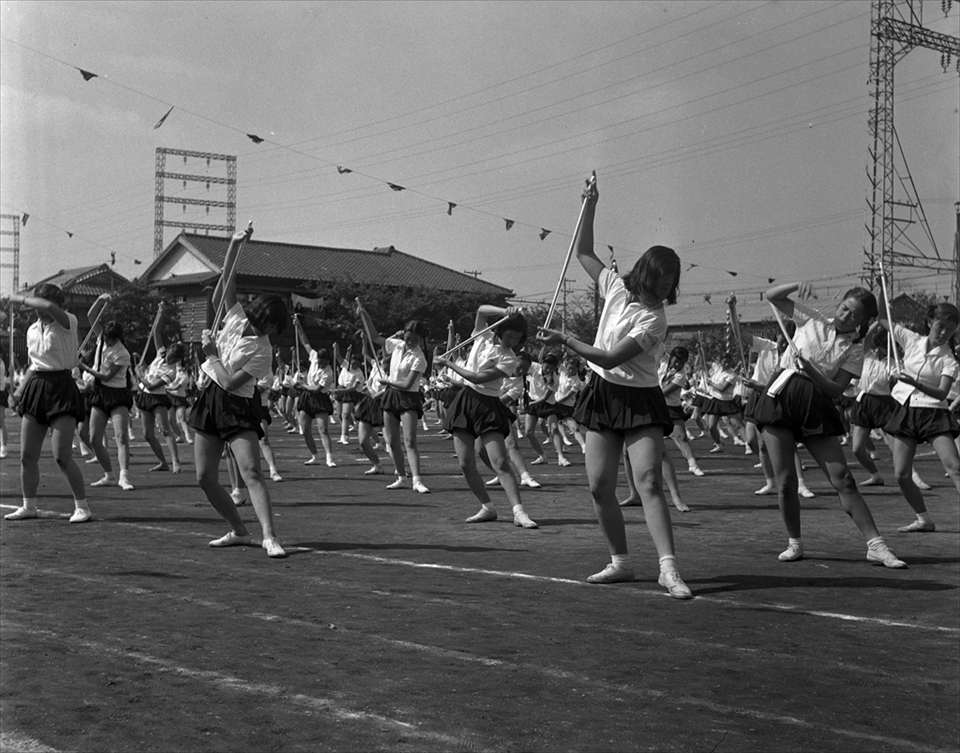 旗の台・石川台 小学校 運動会（1956年頃）