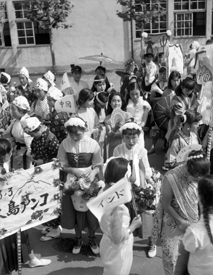 旗の台・石川台 小学校 運動会（1956年頃）