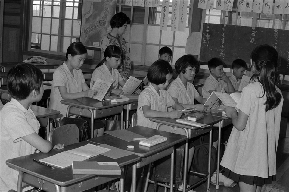 旗の台・石川台 小学校授業（年代不明）