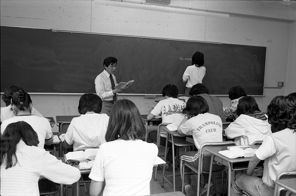 越谷 授業風景（1980年頃）