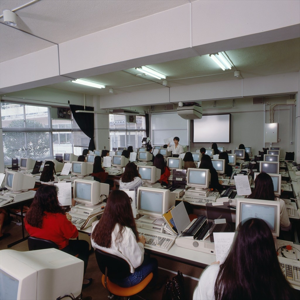 旗の台 専門学校 授業風景（1990年頃）