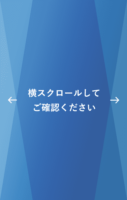 横スクロールしてご確認ください