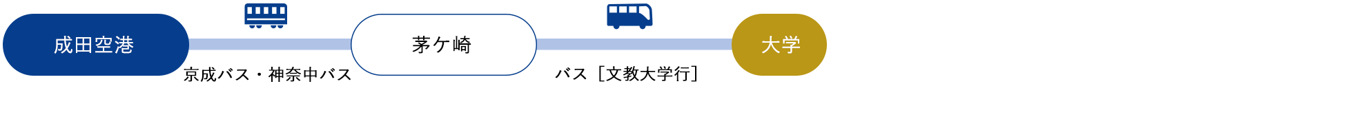 成田空港[京成バス・神奈中バス]→茅ケ崎[バス]（約160分）