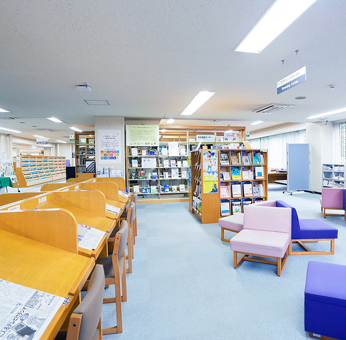 写真：図書館