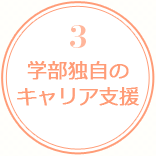 学部独自のキャリア支援