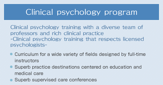 Clinical psychology program