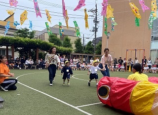 
                    
                      親子であそぼう！　～梅組・ひよこ組親子行事～
                    
                    