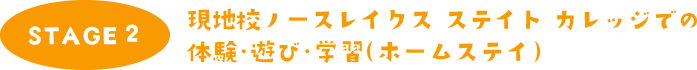 現地校ノースレイクステイトカレッジでの体験・遊び・学習（ホームステイ）