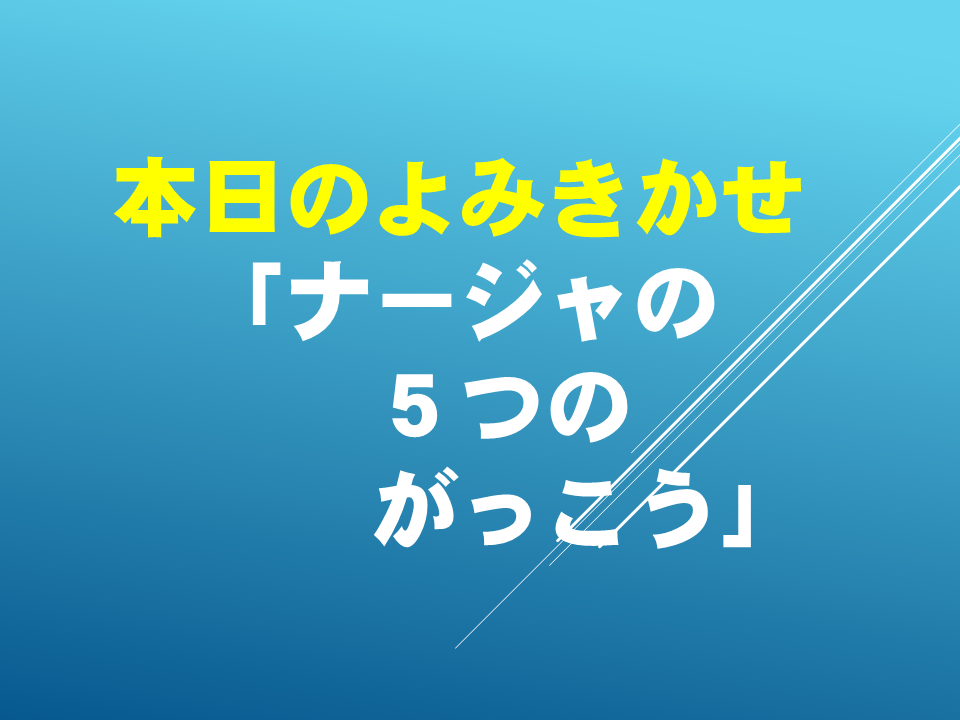 ナージャの5つのがっこう