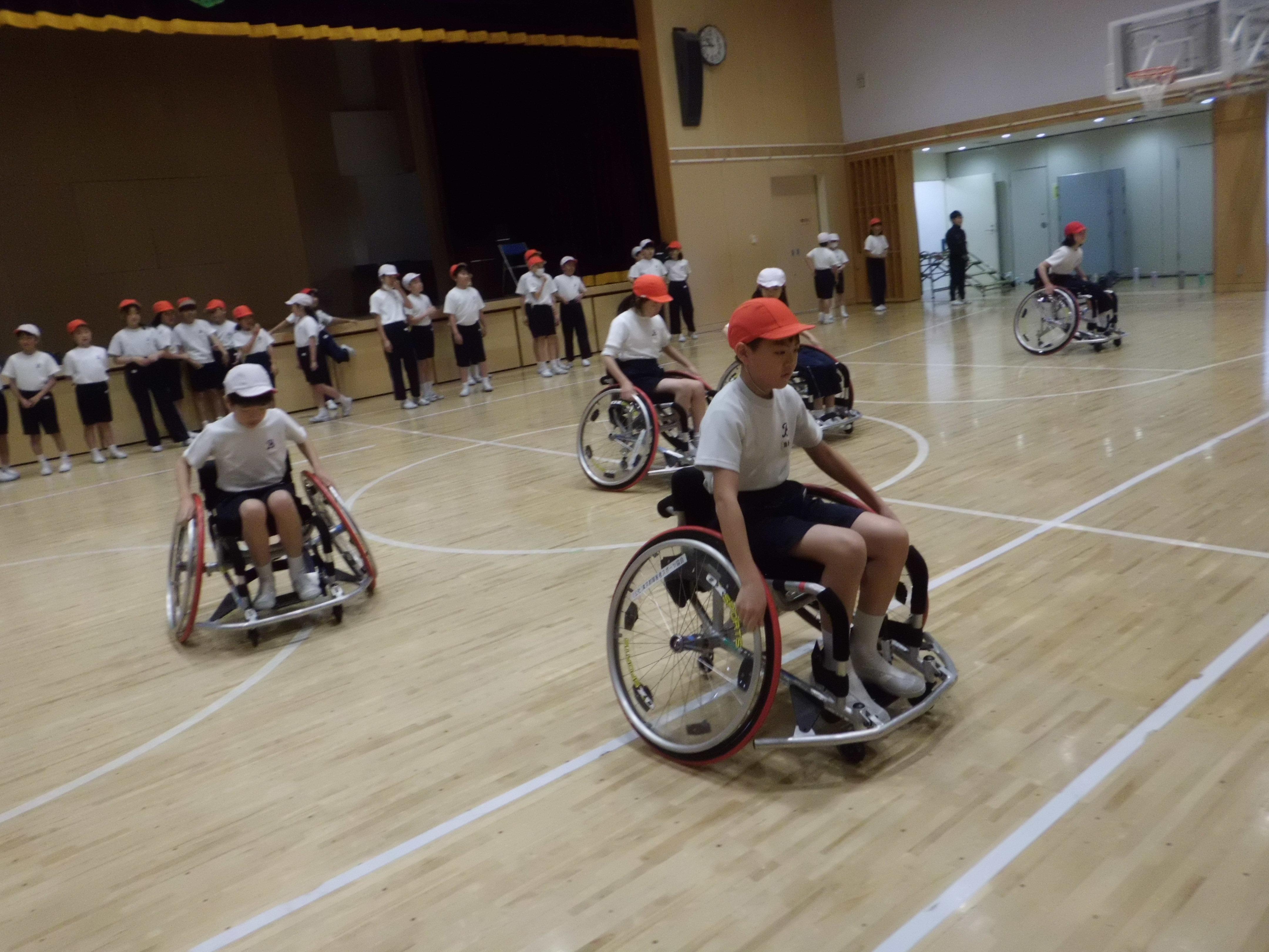 車いすバスケットボール体験会