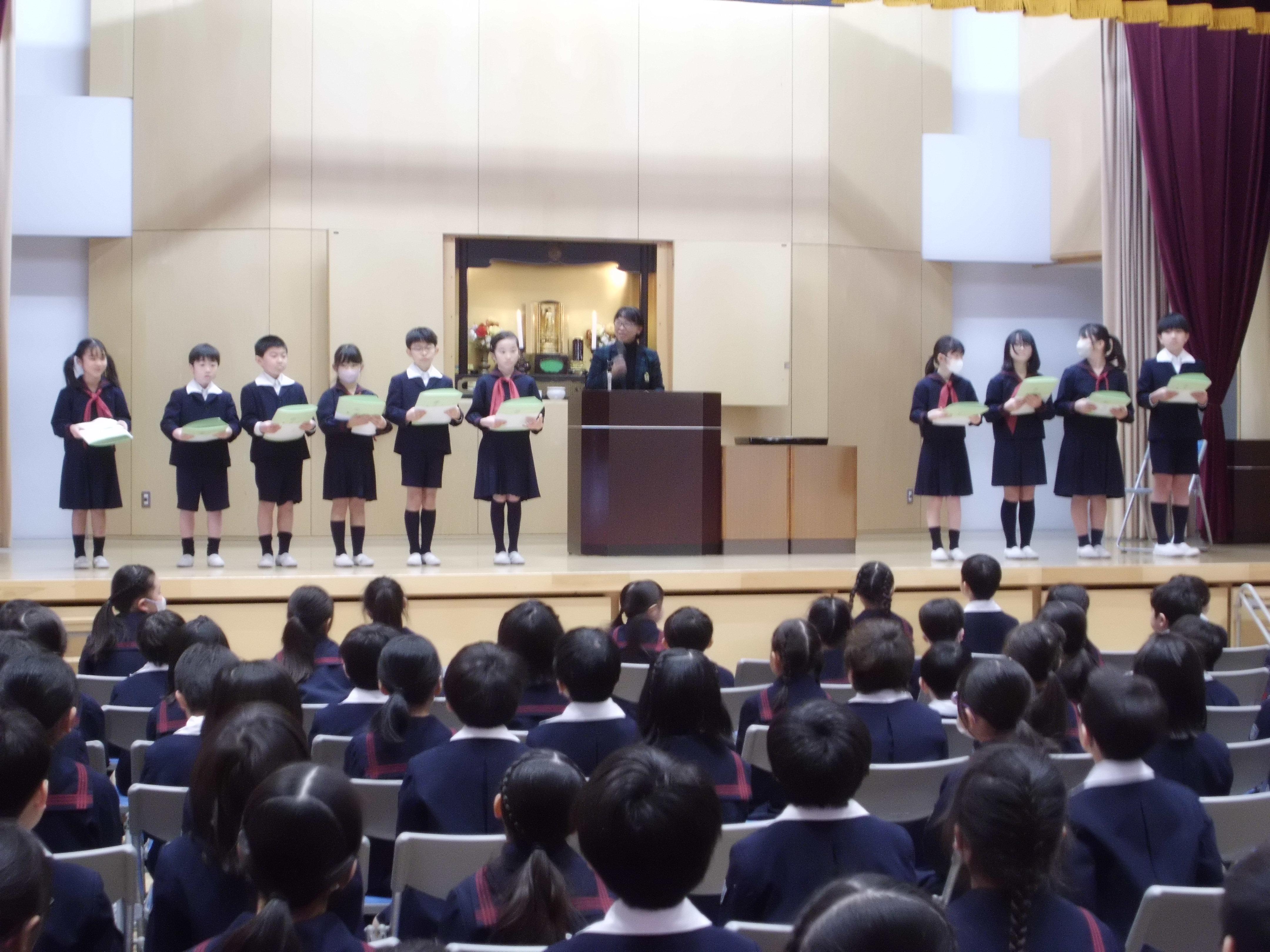 令和7年度　修了式