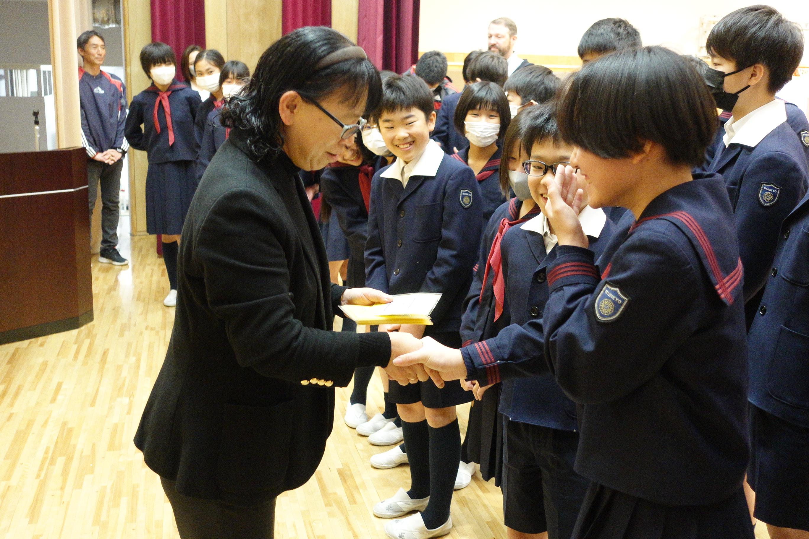 中学受験壮行会