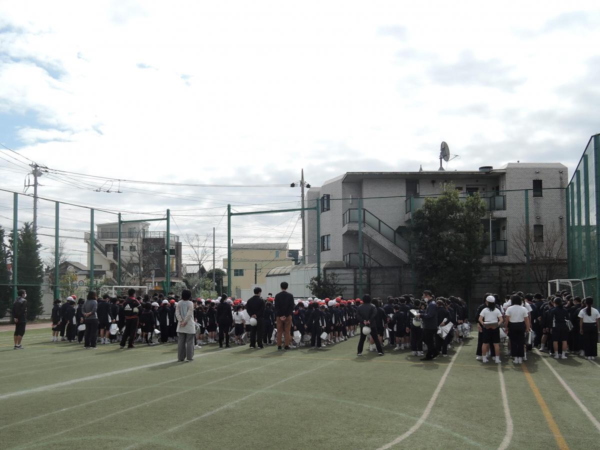 令和4年度 最後の避難訓練