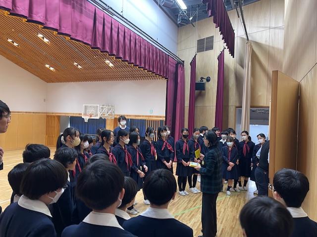 中学受験壮行会