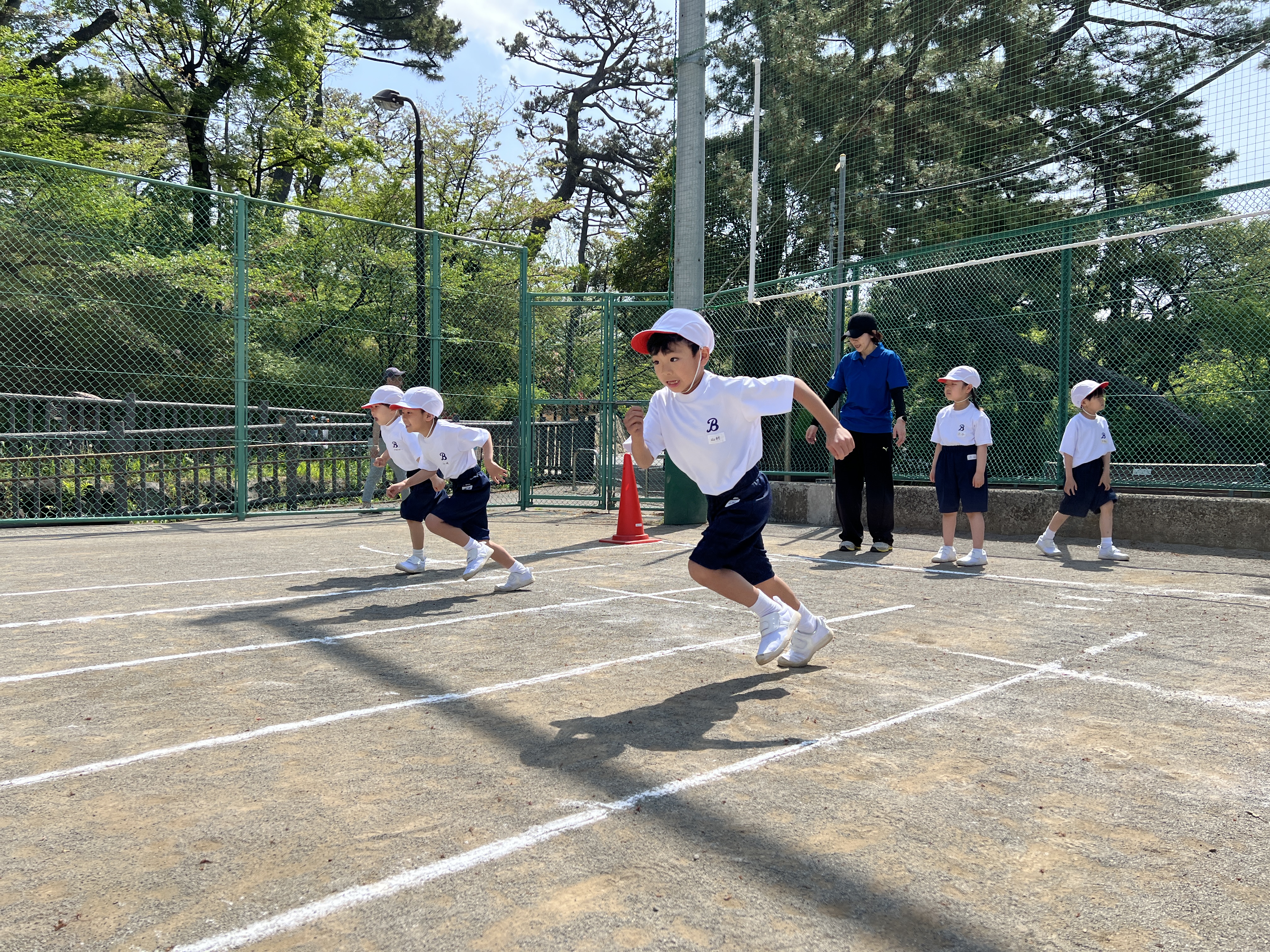 体力テスト（洗足池公園）