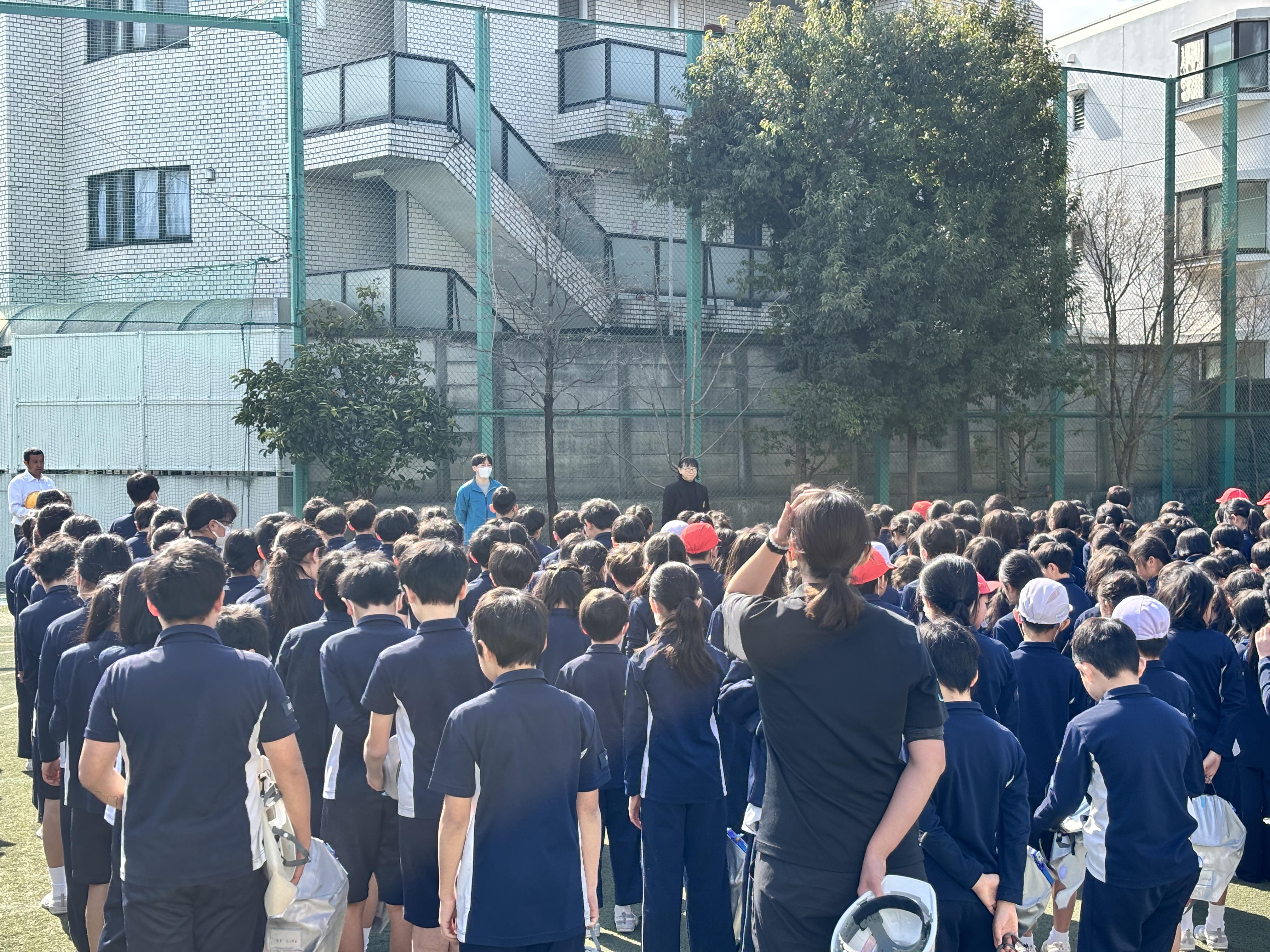 最後の避難訓練