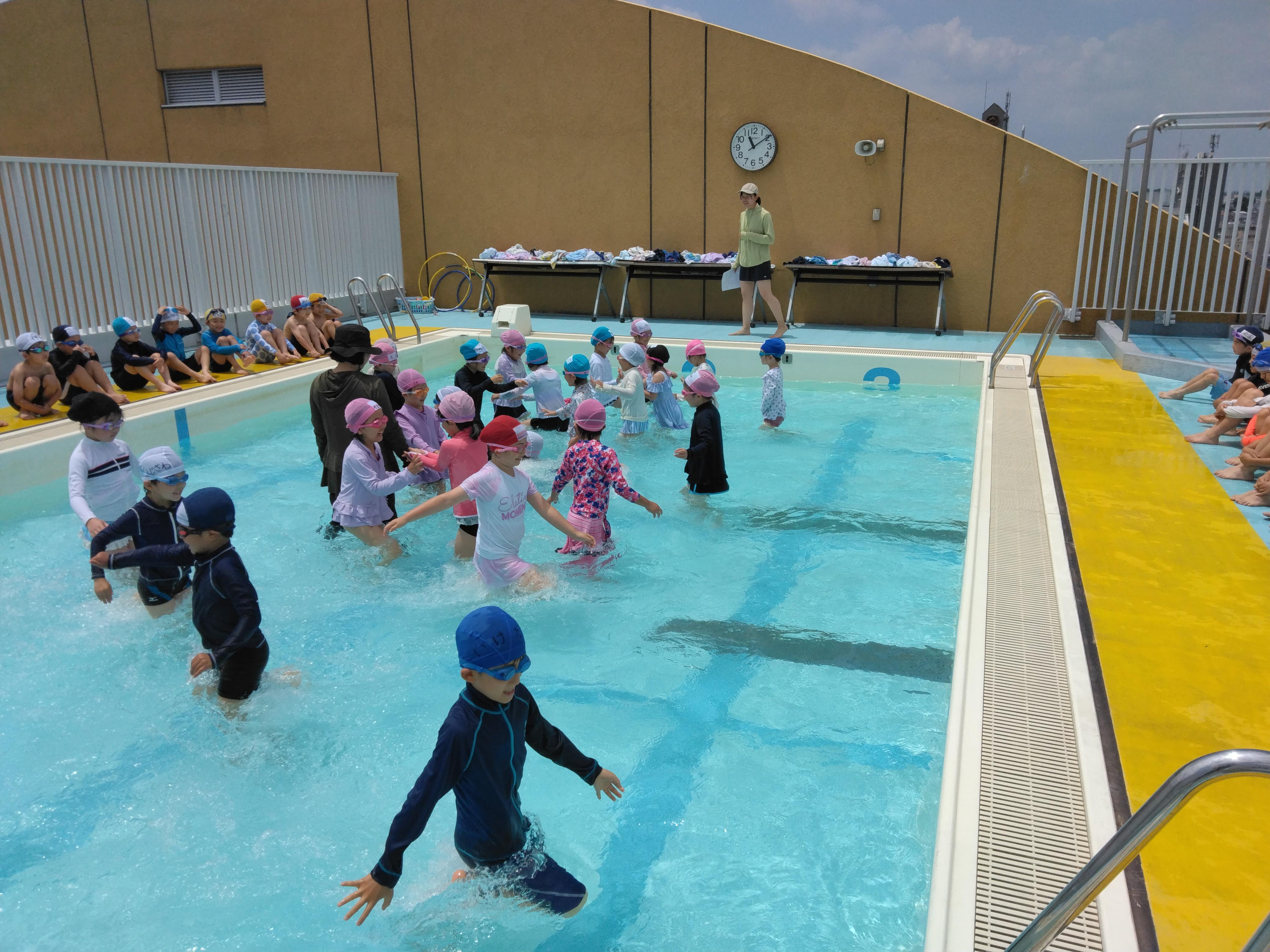 一年生水泳教室開き